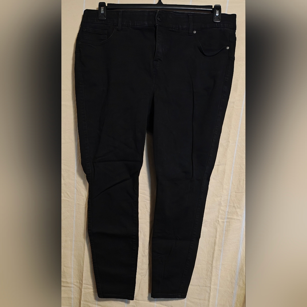 Torrid Bombshell Skinny Jeans Premium Stretch Black Size 22R